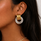 ELARA CONTRAST HOOPS - ÉCLAT MARBELLA