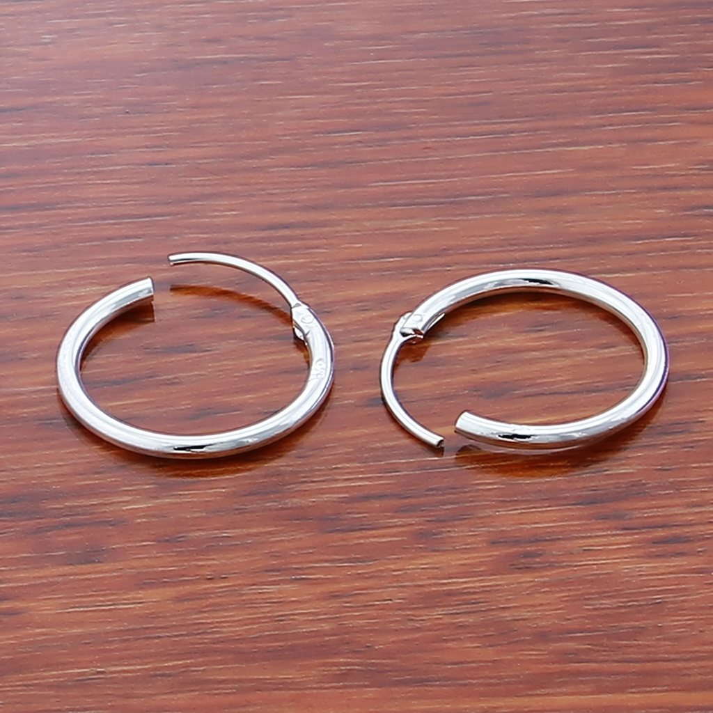 30mm Smooth Hoop Earrings